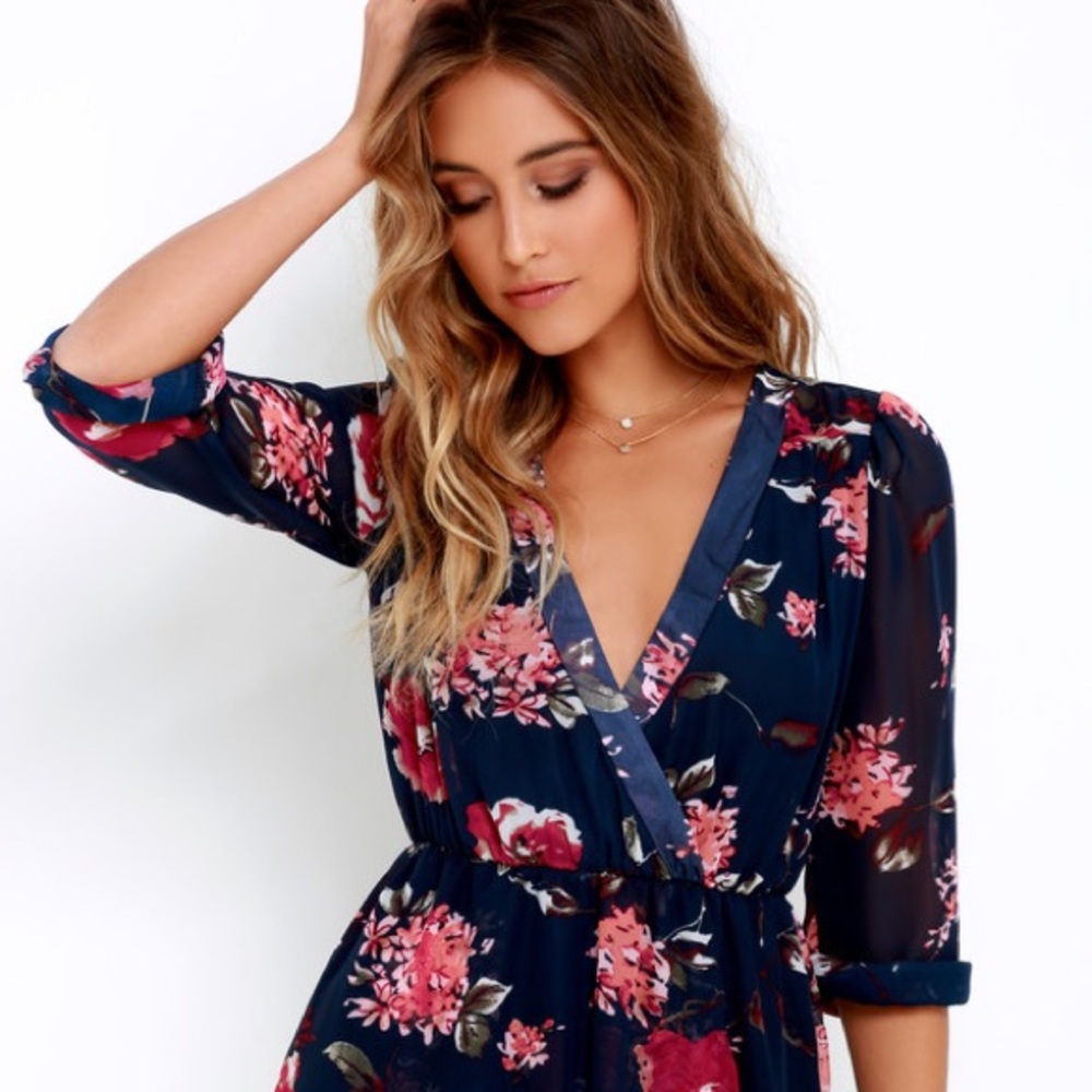 Lulu’s Navy Pretender Dress